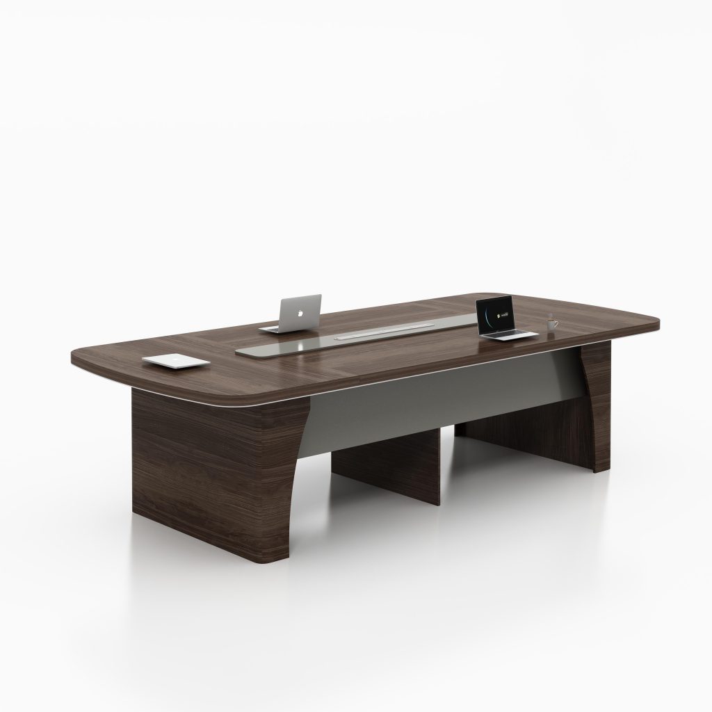 Hanmeiju Executive Desk, Dark Oak office furniture