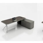 Office furniture collection with desks, cabinets and workstation scenes